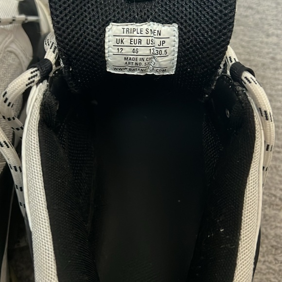 Balenciaga Triple S Sneaker ‘white and black’ - Picture 7 of 7
